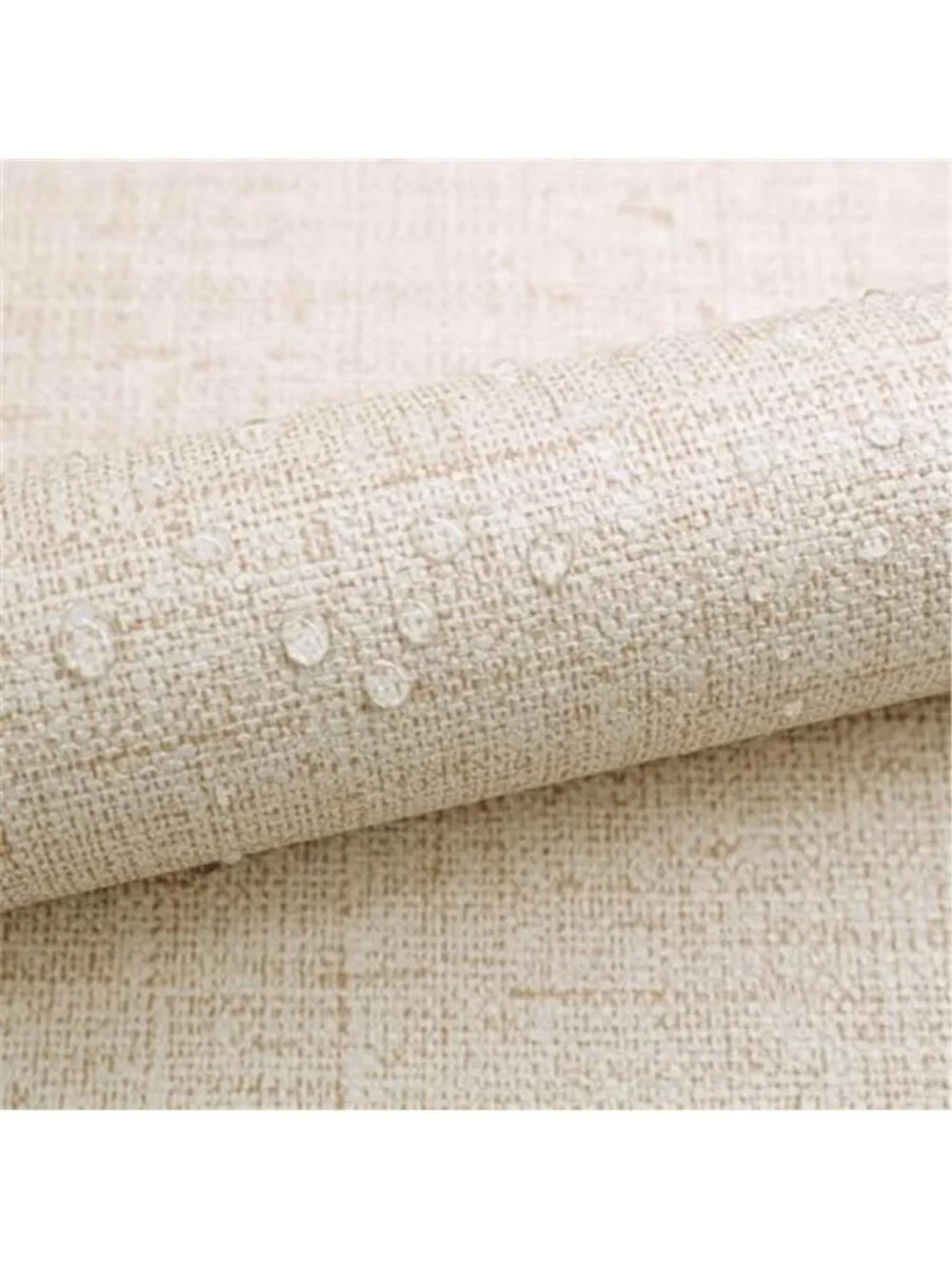 Beige Peel Stick Wallpaper Grasscloth Textured Removable Self Adhesive Vinyl
